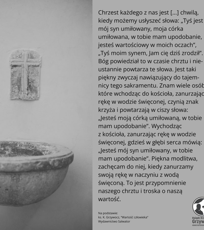 Święto Chrztu Pańskiego – 11 Styczeń 2026 r.